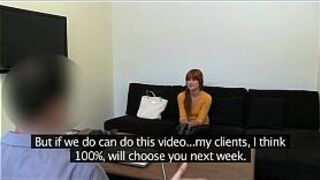 Casting Smoking hot carrot top - porn video