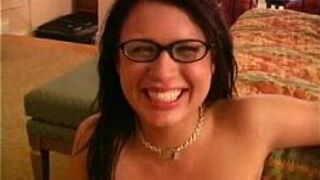Eva Angelina Blowjob With Glasses - porn video