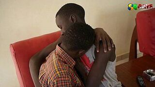 Sweet African Twinks Getting Hot - porn video