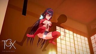 Anime Hentai Game Gaming Mita sex in various positions and Blowjob - porn video