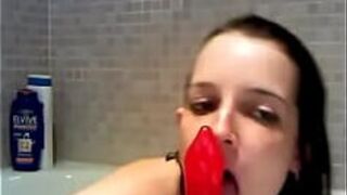 Nasty brunette Irina loves sex toys - porn video