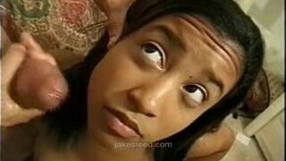 ebony teen amateur does anal - porn video