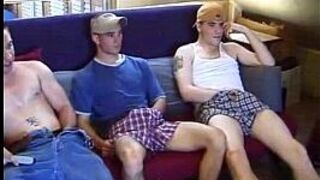 Straight Fratmen Sucked By A Gay Twink - porn video