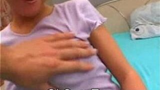 Amateur Teen blonde Hot Supple Boobs - porn video