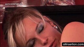 Gorgeous teacher gets her bald quim dildoed good - porn video