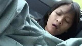 Asians Car Masturbation - porn video