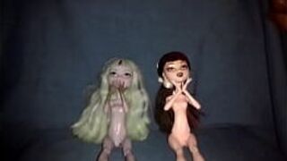 cum on monster high dolls - porn video