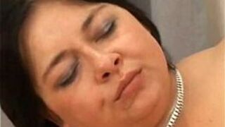 Lovely brunette takes a hard pounding - porn video