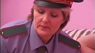 BBW mature policewoman - porn video